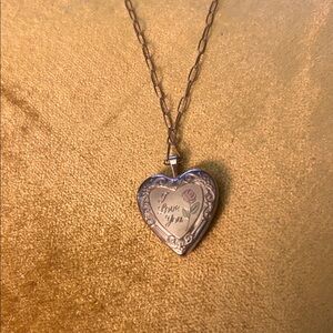Heart-Shaped Gold Locket Necklace Perfect for Valentines